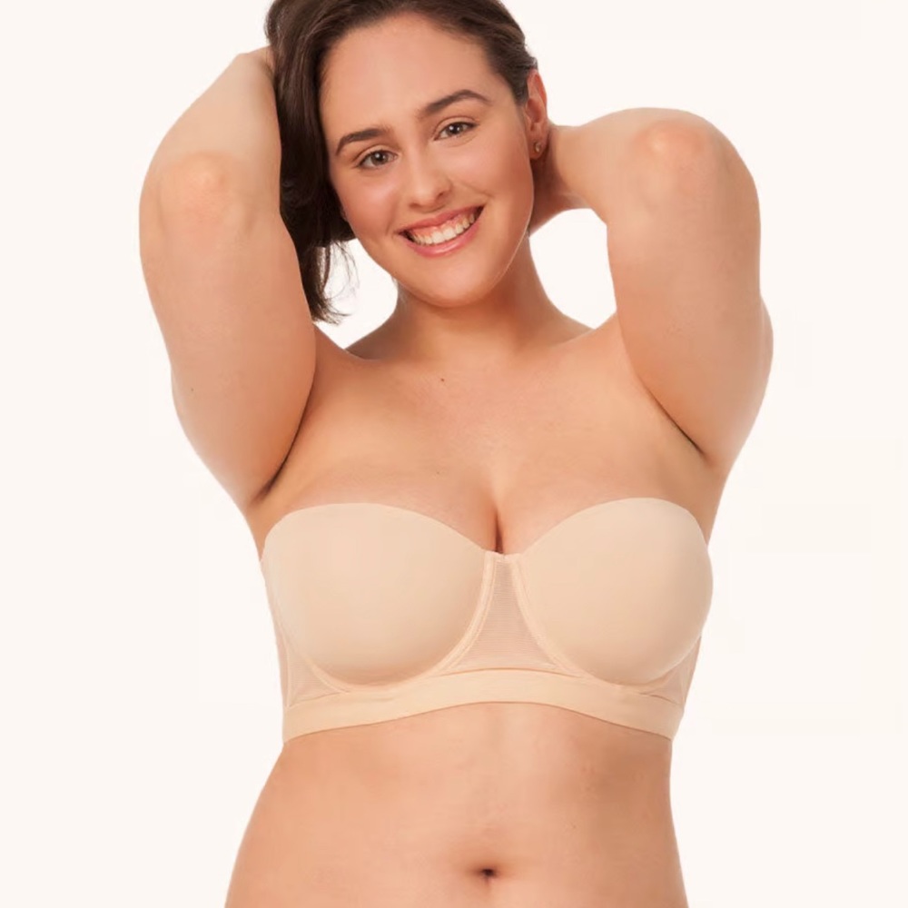 Lively Toasted Almond strapless bra